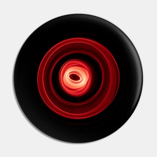 Glowing abstract curved red lines Pin