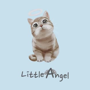 Little Angel Cat T-Shirt