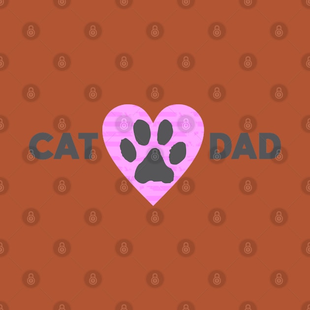 Cat Dad by Dale Preston Design