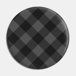 Charcoal Plaid Pin