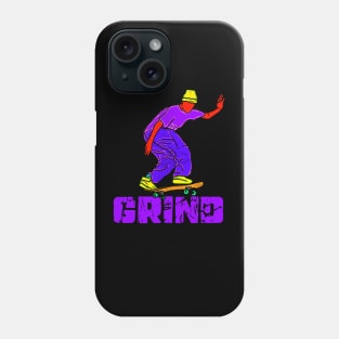 skateboarding on the street Phone Case