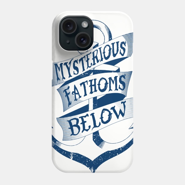 Fathoms Below Phone Case by tannerrampton