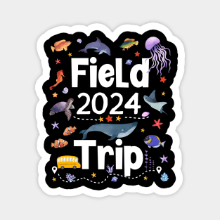 Field 2024 Trip Squad School Teacher Students Kids Funny Magnet