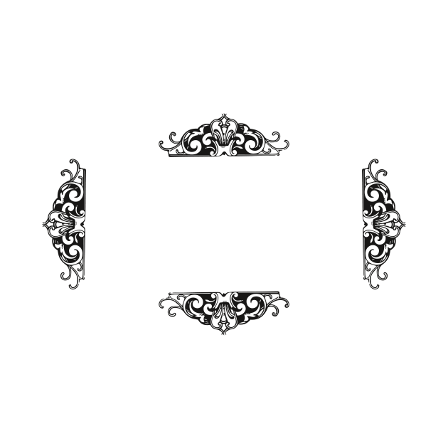 Ornamental frames with placeholder in the middle by Creative Art Store