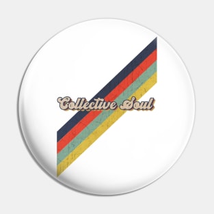 retro vintage color Collective Soul Pin