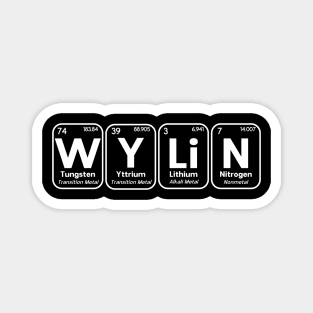 Wylin Periodic Table (Dark) Magnet