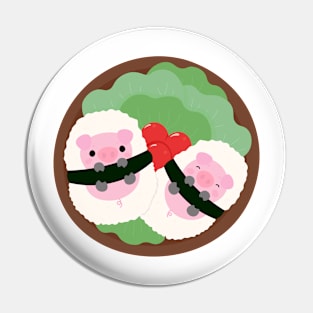 Bento Ham salad lunch Pin