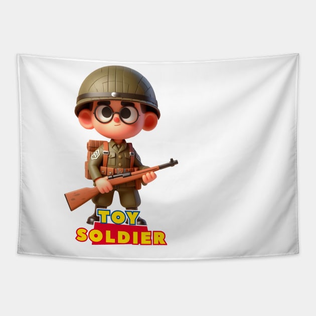 Toy Soldier Tapestry by Rawlifegraphic