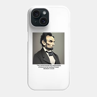 Abraham Lincoln - The Future Phone Case