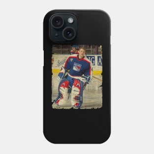 Jussi Markkanen, 2003 in New York Rangers (2.56 GAA) Phone Case