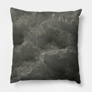 Abstract rugged rock texture Pillow