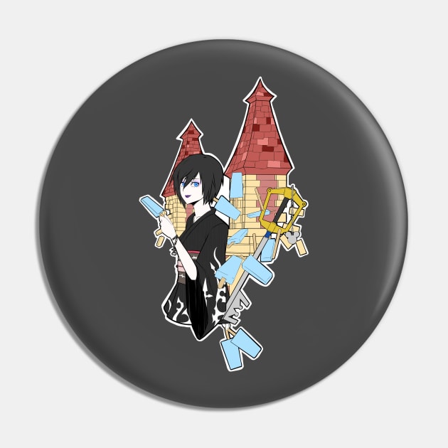 Xion Kimono (Kingdom Hearts) Pin by MangaXai