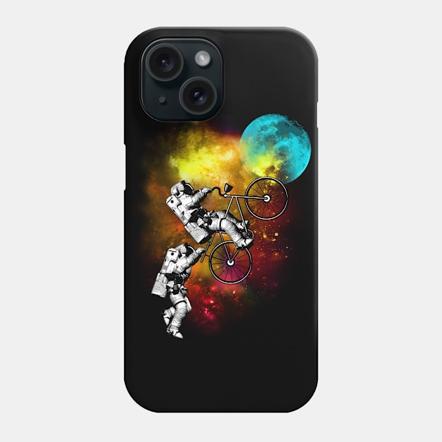 CYCLE TO THE MOON Phone Case by ADAMLAWLESS