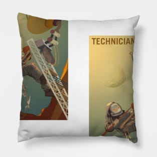 Technicians Wanted Terraform Mars Pillow