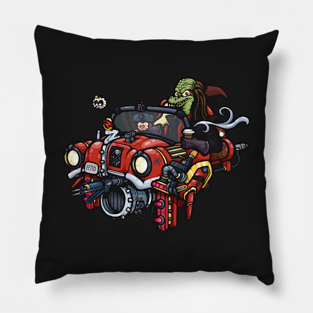 Ziltoid's Daily Driver Pillow by Ginboy