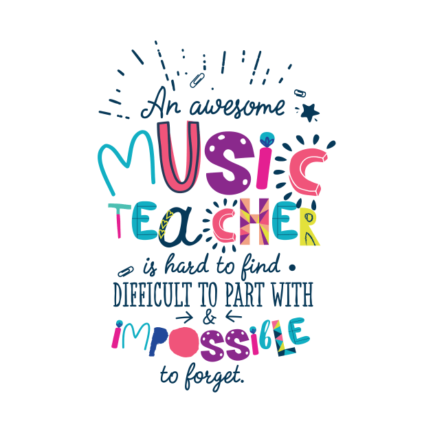 An Awesome Music Teacher Gift Idea - Impossible to forget by BetterManufaktur