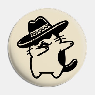 Dabbing Cat Pin