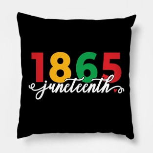 1865 Juneteenth Celebrate African American Freedom Day Women Pillow