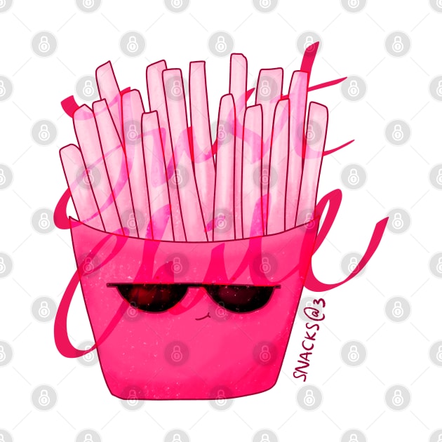 PINK Fries by Snacks At 3