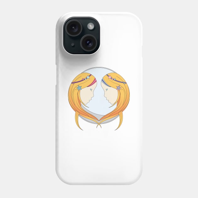 Gemini Zodiac Sign Phone Case by Marija154