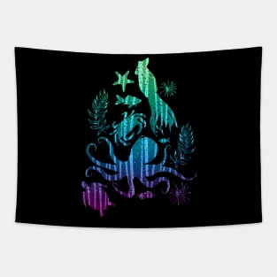 Sea life Tapestry