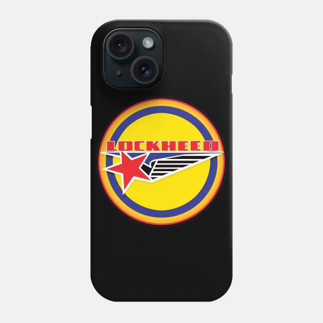 Lockheed vintage aircraft Phone Case by Midcenturydave