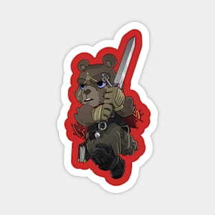 Tactical Teddies ® Tedguard Mr Hugsworth Magnet