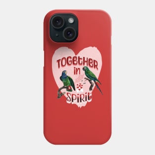 Together in Spirit a Long Distance Relationship Affair Phone Case