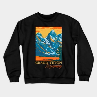 Grand Teton National Park Wyoming Retro Distressed Souvenir Shirt