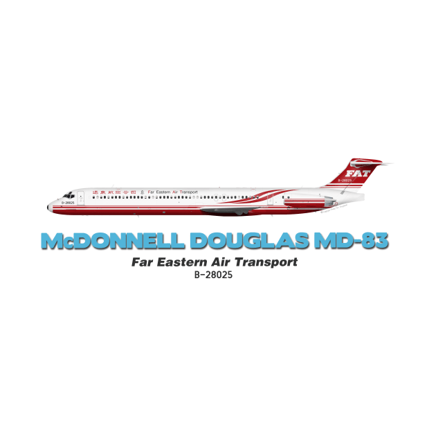 McDonnell Douglas MD-83 - Far Eastern Air Transport by TheArtofFlying