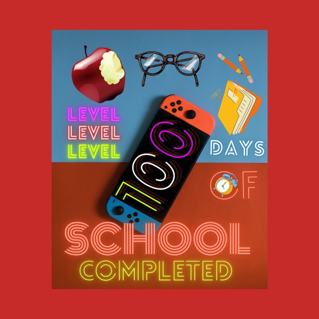 level 100 days of school copleted by indalucia