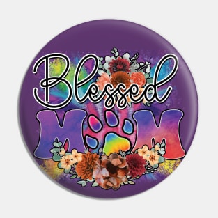 Blessed mom Pin