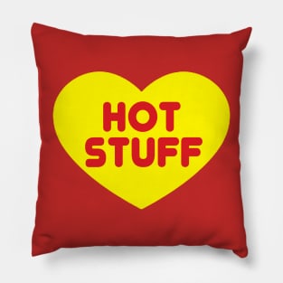 Hot Stuff Heart Candy Pillow