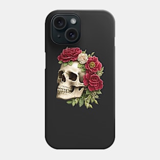 Sugar Skulls and Flowers Phone Case