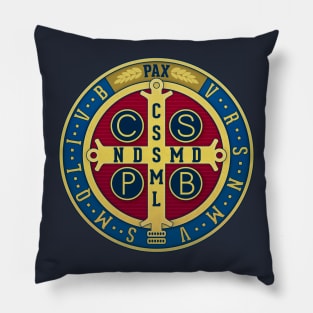 St. Benedict Medal Pillow