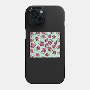 Watercolour Hydrangea Surface Pattern Design Phone Case