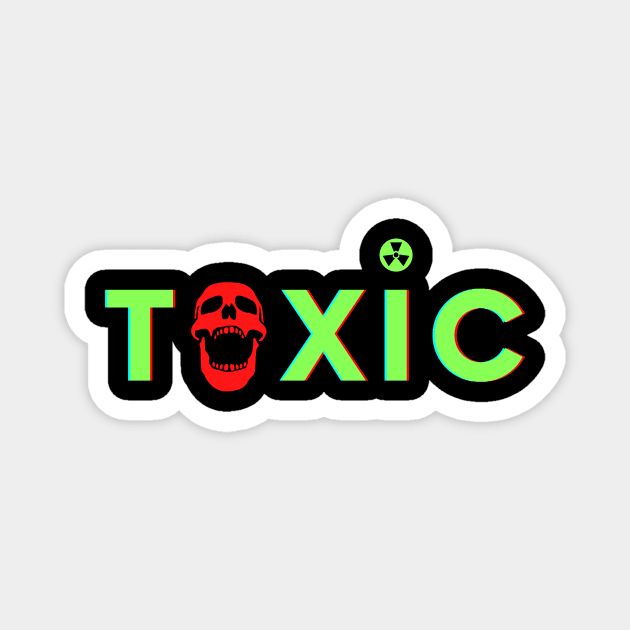 Skull Toxic Magnet by Skulls and all 
