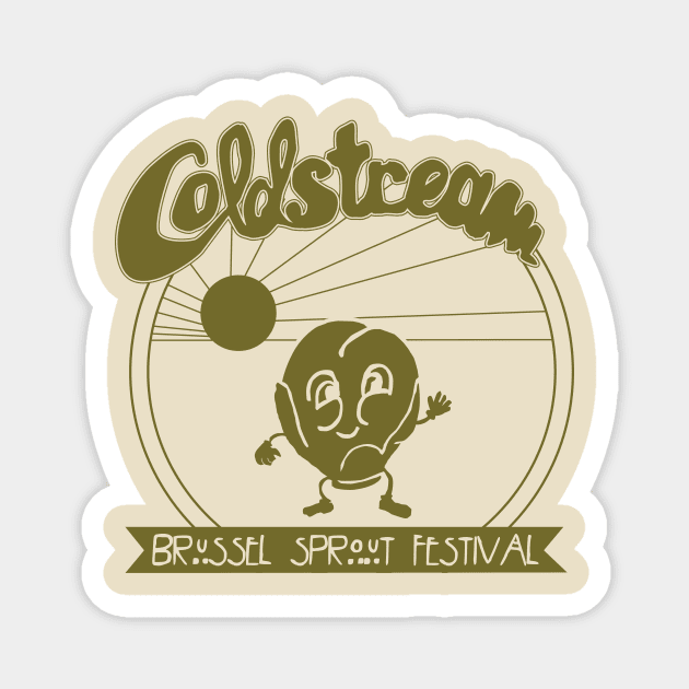 Coldstream Brussel Sprout Festival Magnet by MindsparkCreative