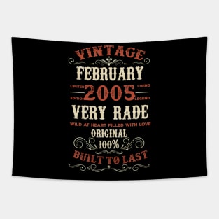 Vintage February 2005 Original Built To Last Original Built To Last Birthday Tapestry