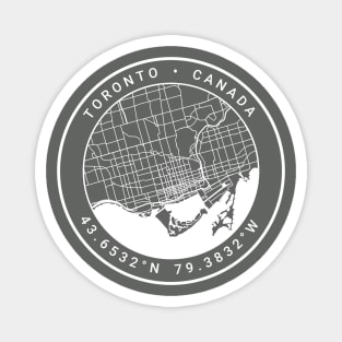 Toronto Map Magnet