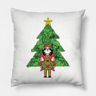 Christmas Doodle Pillow