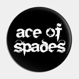 ace of spades design Pin