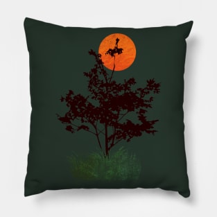 Minimalist Abstract Nature Art #3 Tree Pillow