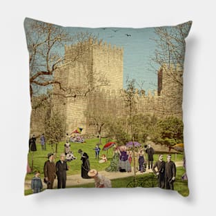 Sunday Afternoon at the Castle of Guimarães Pillow