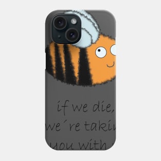 save the bees, save the planet Phone Case