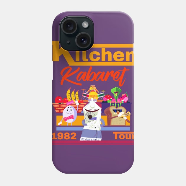 1982 Kitchen Kabaret Tour Phone Case by DeepDiveThreads