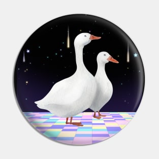 Disco ducks Pin