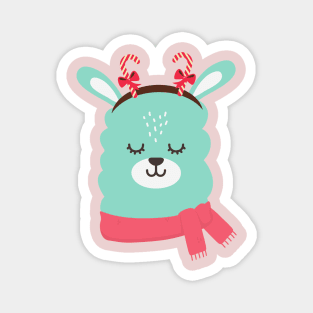 cute llama Magnet