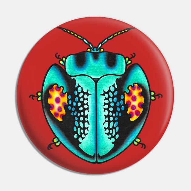 UFO Beetle Pin by Jake B