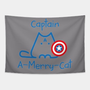 Captain A-Merry-Cat Tapestry